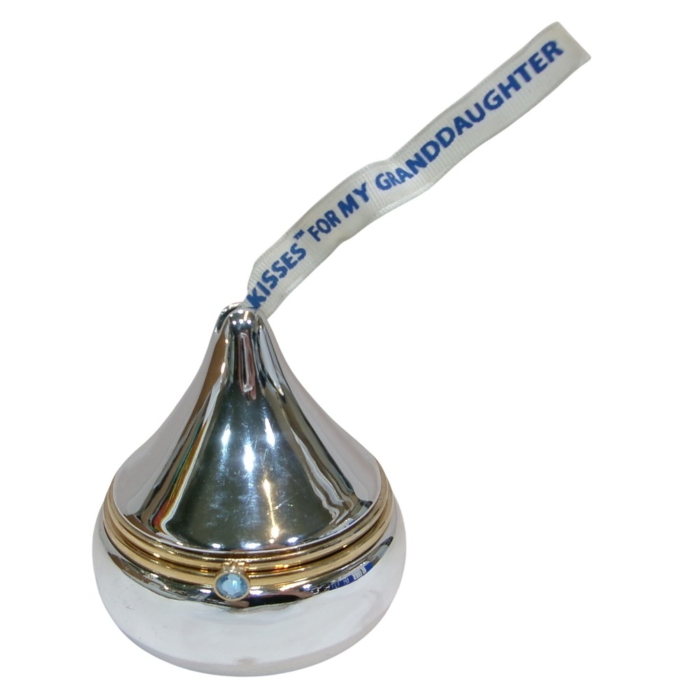 Bradford Exchange Hershey's Kiss Kisses For My Granddaughter Musical Box